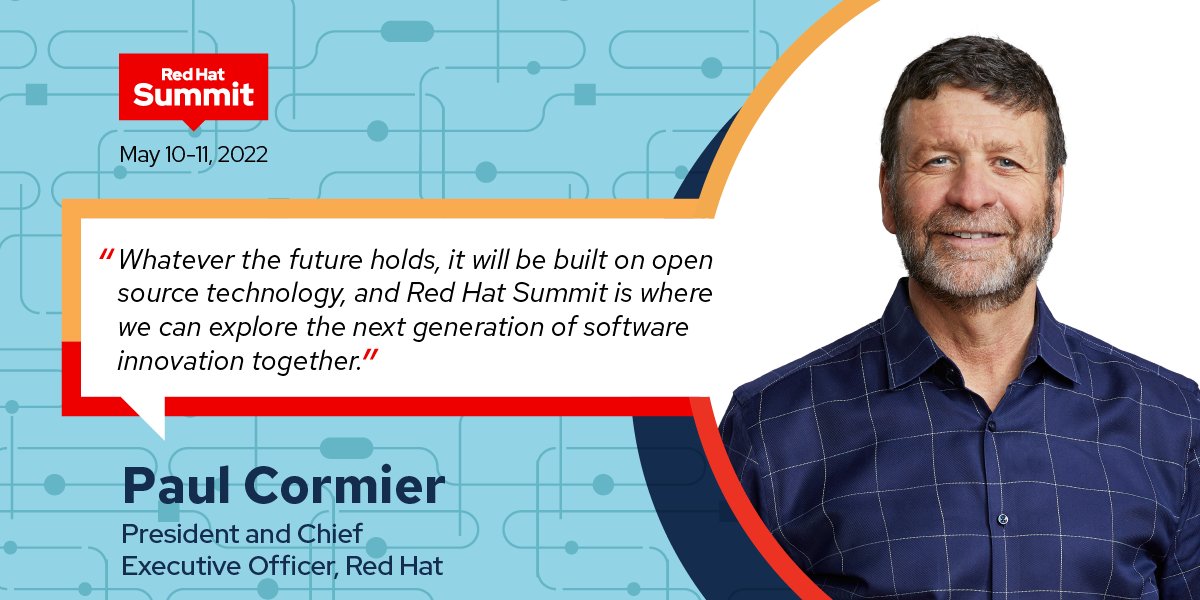 RedHatJobs's tweet photo. Today's the day! Red Hatters, customers, partners &amp; members of the #OpenSource community are gearing up for two days of expert-led sessions, Q&amp;As, and networking as we kick off #RHSummit. You don't want to miss it. Just ask @PaulJCormier: https://t.co/6qnXvTSE0w #LifeAtRedHat https://t.co/d5Wtm5HEJI