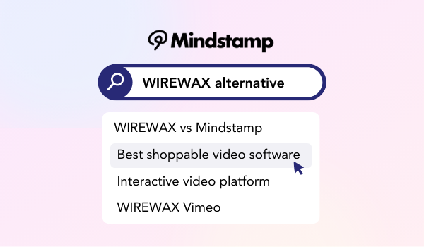 UseMindstamp's tweet photo. While #WIREWAX is one of the most well-known brands when it comes to #InteractiveVideo, it has its limitations, prompting the question, “Is there a WIREWAX alternative when it comes to interactive video platforms?”
Here's our take: https://t.co/1FBMBFy0jN https://t.co/b8HME3bfrj