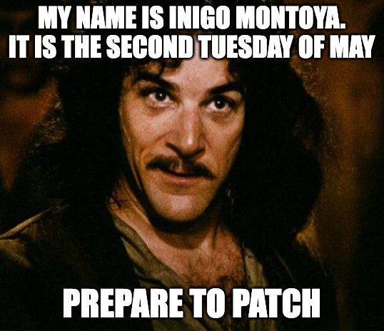 vicariusltd's tweet photo. Today's the day ๐ค
#patchtuesday #itpros #itadministrators #sysadmin #infosec #security https://t.co/7fv7oKjDxp