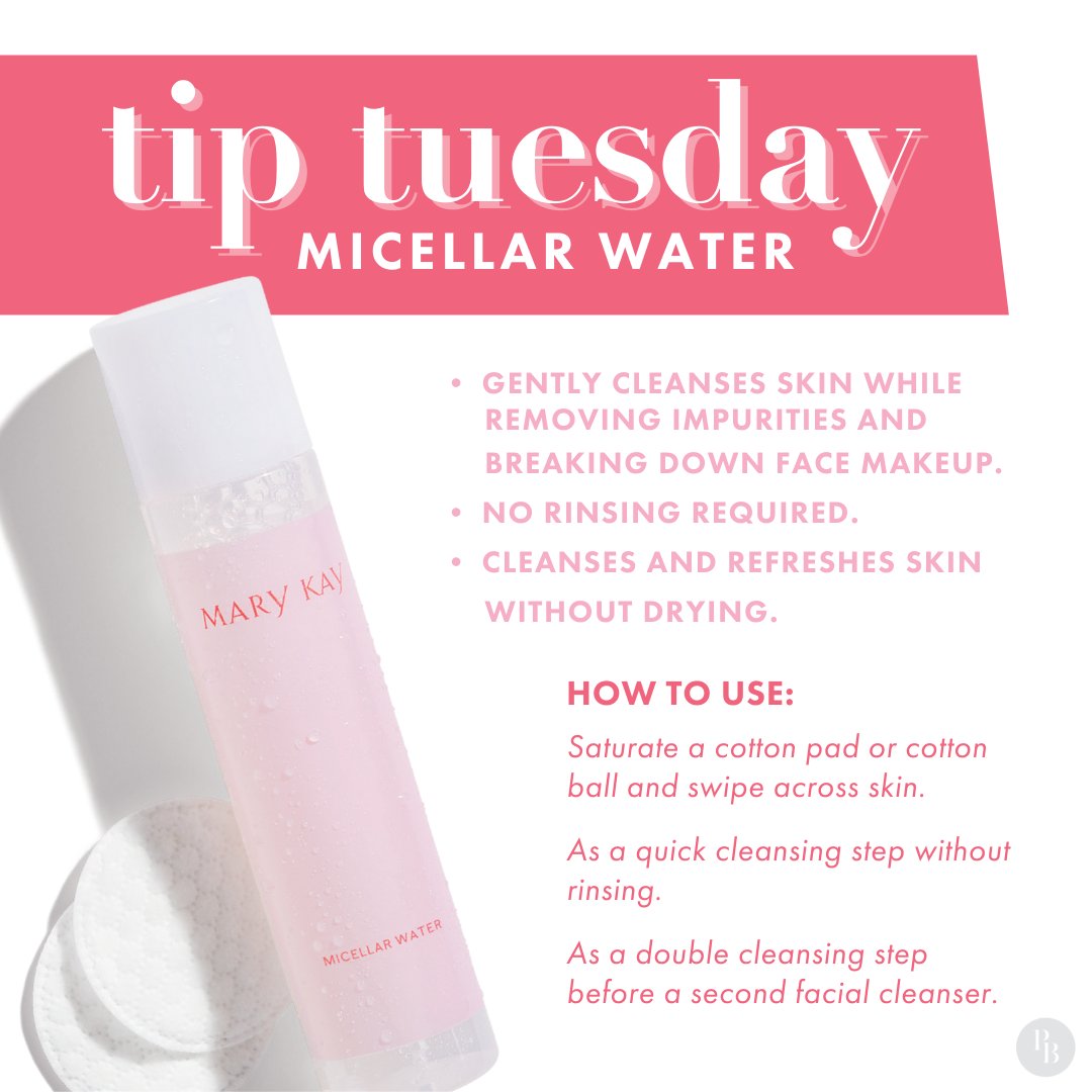drschlaudraff's tweet photo. ! Tip Tuesday !

Micellar Water

Gently cleanses skin while removing impurities and breaking down face makeup.

https://t.co/Hd2Y6FbejN

#marykay #tiptuesday https://t.co/CBDiLJNmTl