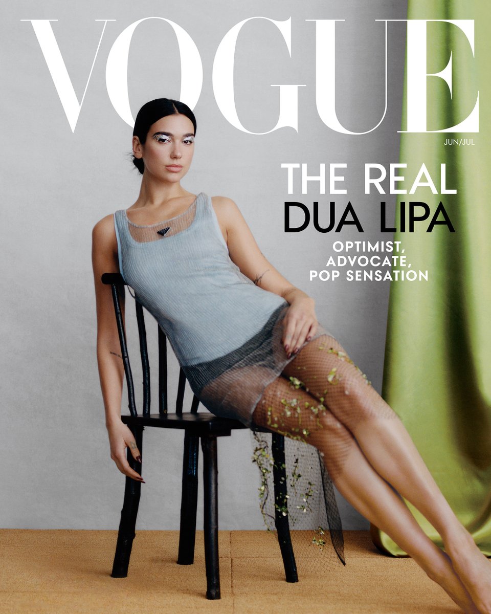 voguemagazine's tweet photo. Introducing the real @DuaLipa. “It’s about understanding what I want,” she says. 

For Vogue’s June/July issue, Dua opens up about her new chapter—all while revealing the pieces of her past that remain close to her heart. Read the full profile: https://t.co/HNn6XRXDUO https://t.co/MalLTkew8U