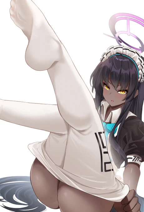 メイドの日なのでカリンを少し調整して再掲🧹
#メイドの日 #ブルアカ 