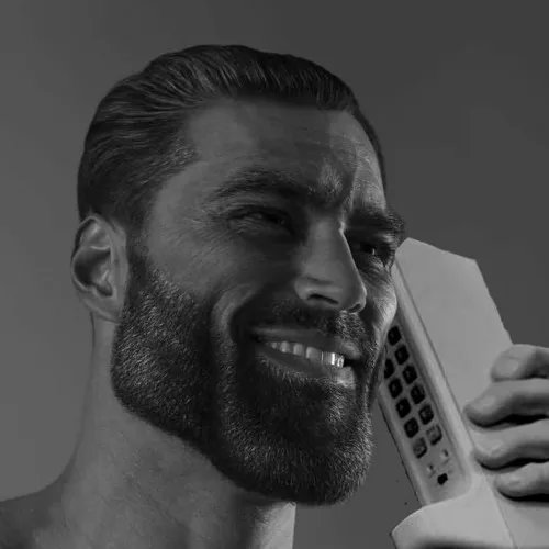 ChadestDesires's tweet photo. On the Chad Phone. #ChadOn #GigaChad #sports #protein https://t.co/WKqgOR5zOu