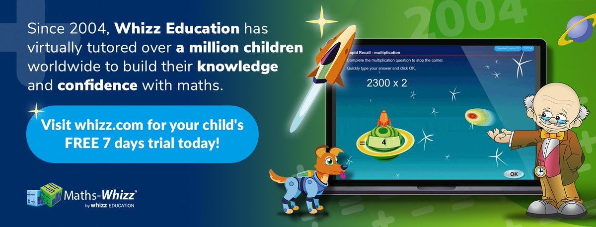 MathsWhizzUAE's tweet photo. Let Whizz Education help your child continue not just learning but excelling at maths while having fun, with our interactive virtual tutoring platform!

Start your free trial now: https://t.co/dP9Qs67pf8 https://t.co/mh4M8WvetG
