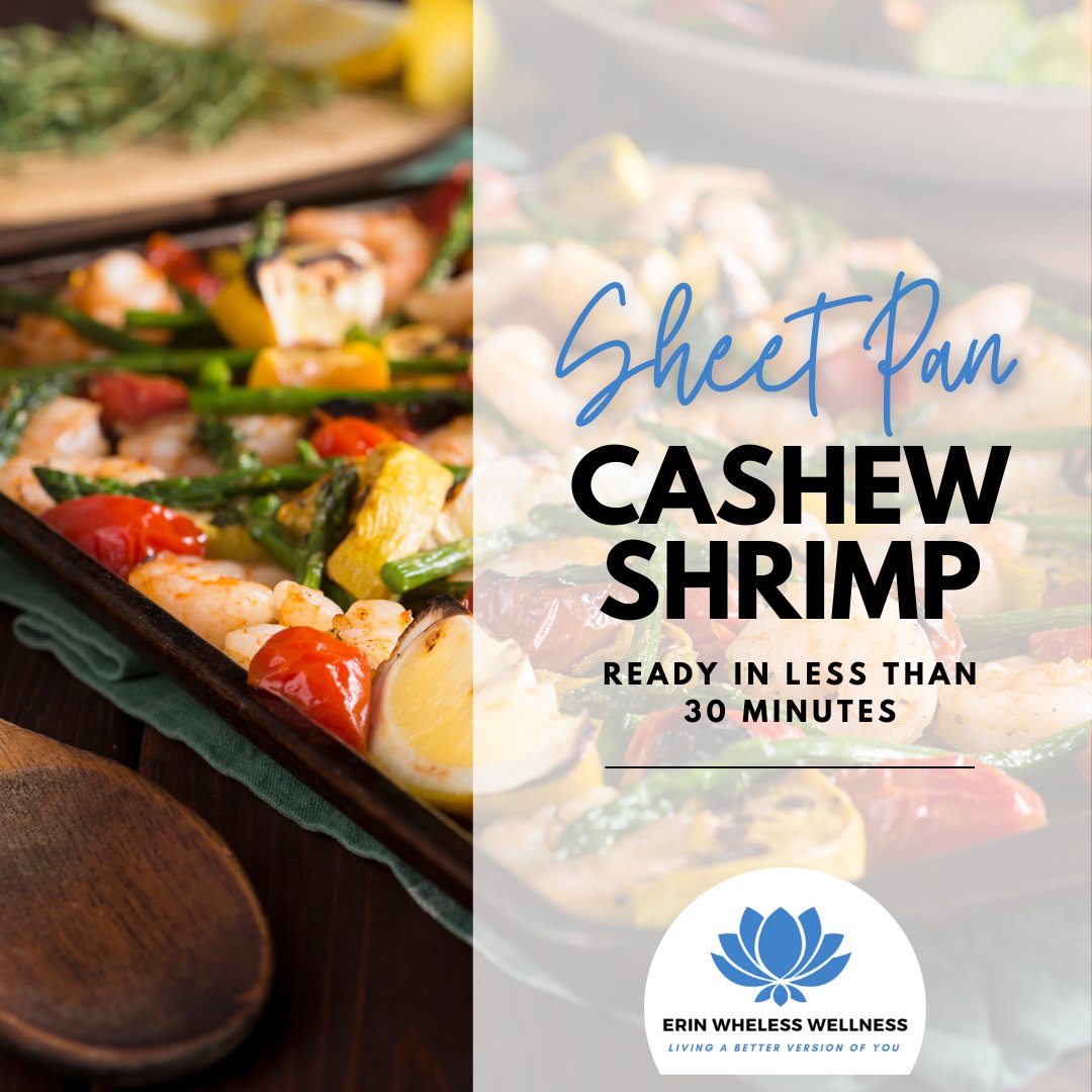 erinwheless's tweet photo. Looking for a Healthy, Quick, &amp; Easy Meal this week? Look no further in this Cashew-Shrimp Sheet Pan Dinner below. 👇🏼 #tastytuesday #tuesdayeats #tuesdayrecipe #healthyeating #healthyliving #nutritioncoach #holisticwellnesscoach #eatmorewholefoods https://t.co/z3hVSNtXhX
