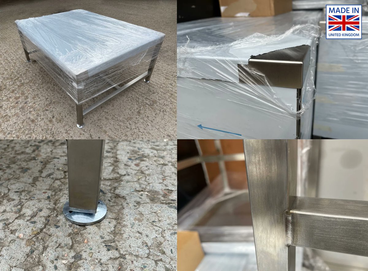 Cleanroomsupply's tweet photo. We acknowledge that attention to detail is fundamental in Cleanrooms or other controlled environments. Notice the quality of the polished steel, welds and components such as adjustable feet – taken from a customer's bespoke order this week. ✅ #UKmfg #ManufacturedInBritain https://t.co/OK3GCUKHkm