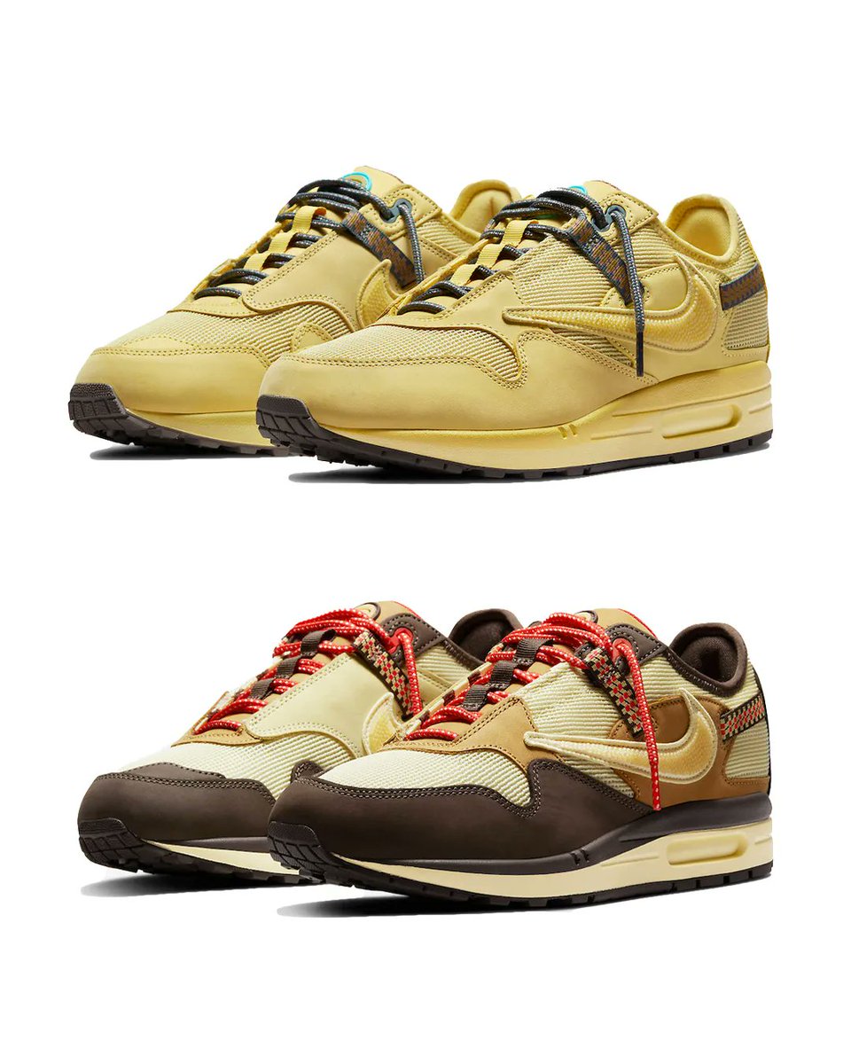 thedropdate's tweet photo. The Nike x Travis Scott Air Max 1 is confirmed for release on Friday 27 May.

More info: https://t.co/ORgMWxBsK7 https://t.co/WtPWB4jVCX