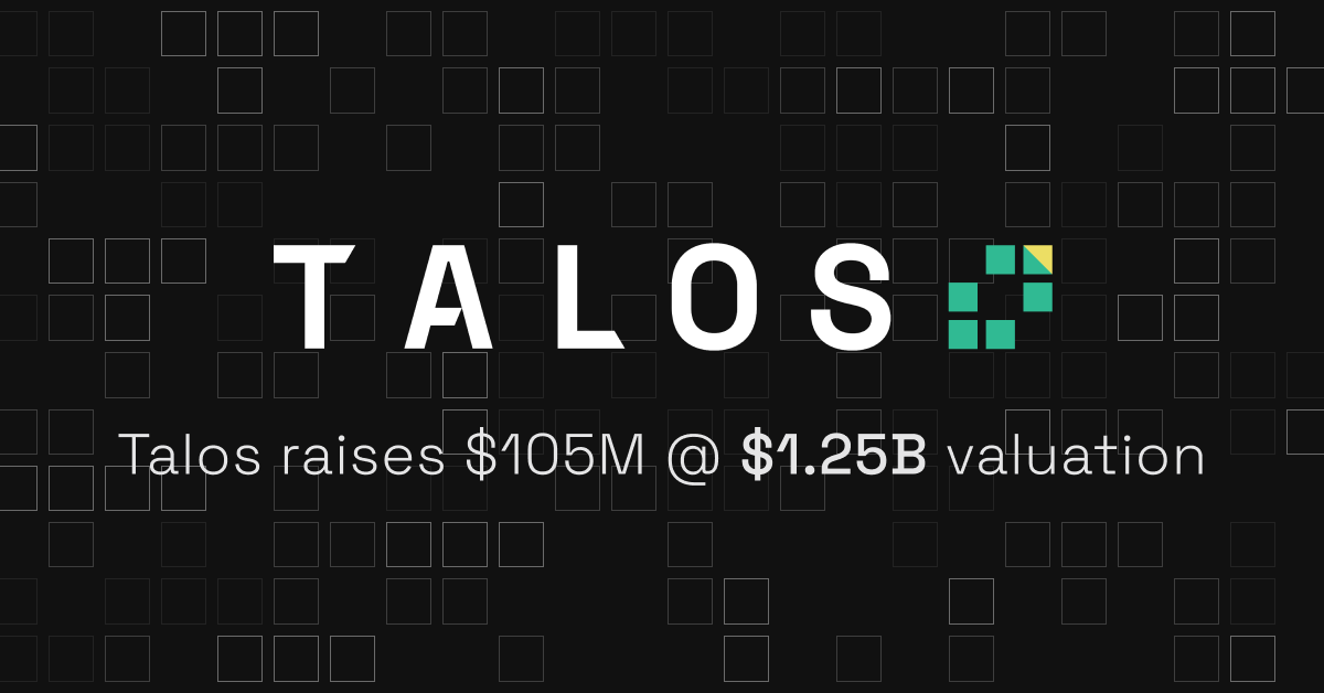 We are humbled and excited to announce the completion of our Series B funding round with some of the industry’s most innovative investors. bit.ly/talos-series-b