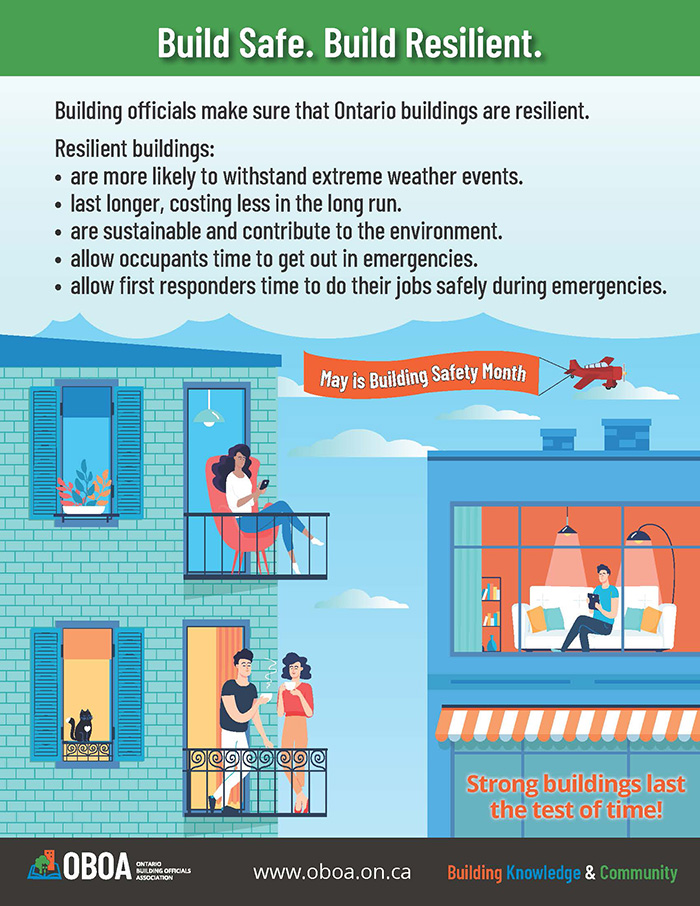 Gateway2Muskoka's tweet image. Week two of Building Safety Month brings us to the topic of resilience. Here’s why it’s a key factor in Ontario buildings.
#buildingsafetymonth #buildingcodematters #ontariobuildingcode #safebuildings #sustainablehomes
@OBOA_Office