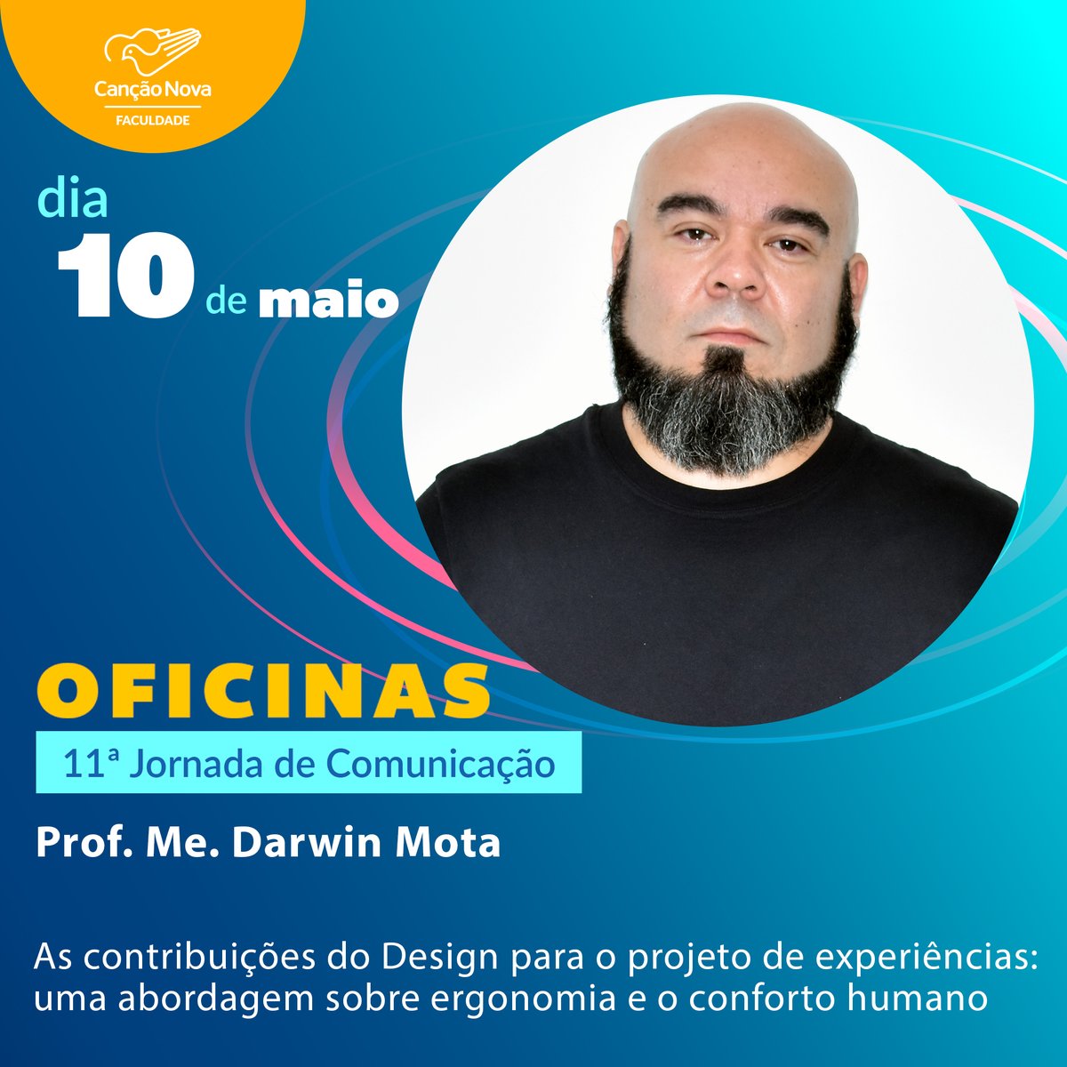 faculdadecn's tweet photo. Não perca a hora! Hoje tem Oficina!🤩

Conheça os instrutores de cada uma delas!✨

#segundodia #alunosfcn #jornalismo #radiotv
#comunicaçãosocial #faculdadecn
#FaculdadeCançãoNova
#JornadaDaComunicação2022 #oficinas #instrutores https://t.co/Ci9ProVGBq