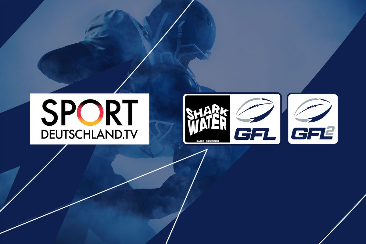 Ab der Saison 2022 werden alle Hauptrunden- und Play-Off-Spiele der SharkWater GFL live und on demand auf @SportDE_TV übertragen. Die DOSB New Media GmbH, Betreiber des Online-Sportsenders Sportdeutschland.TV, der AFVD und der Ligaverbund GFL e. V. kooperieren langfristig.