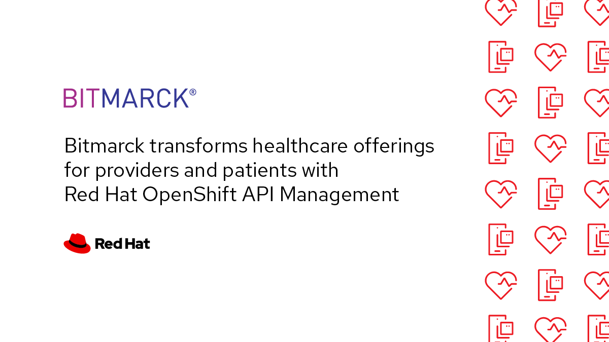 @DWPDigital @redhatservices @ansible @openshift @IBEWNECAetA Reimagine a new #patient-facing mobile app for improved access to data, medical records, vaccination status and prescriptions in just 11 weeks. Sound impossible? Not for @Team_BITMARCK thanks to a @RedHatLabs engagement & @RedHat #Cloud Services. red.ht/3Fu9xsv #RHSummit