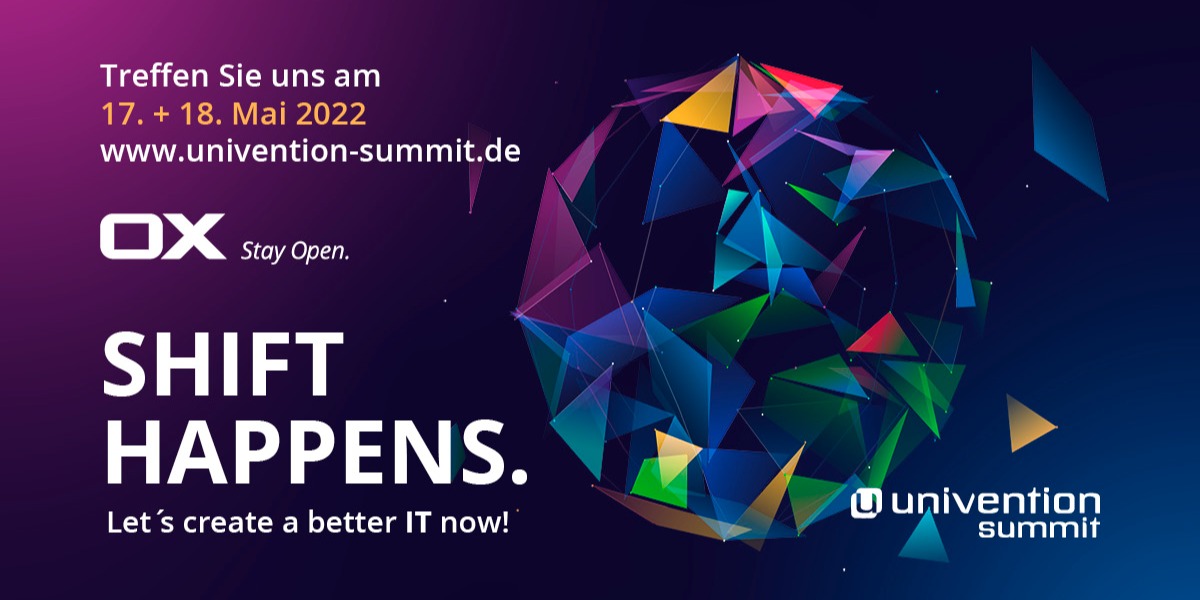 openxchange's tweet photo. Find out how @openxchange's #oxcloud can help organizations protect #digitalsovereignty and privacy at next week's #UniventionSummit.
https://t.co/pyUiEsrbGI https://t.co/QXvjHr4MsR