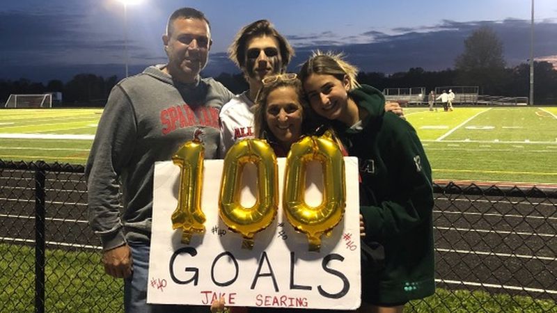 AllentownLax's tweet photo. Congrats to Jake Searing on 100 goals!!!
https://t.co/xzmbyw0i5N https://t.co/jA5GbljvNb