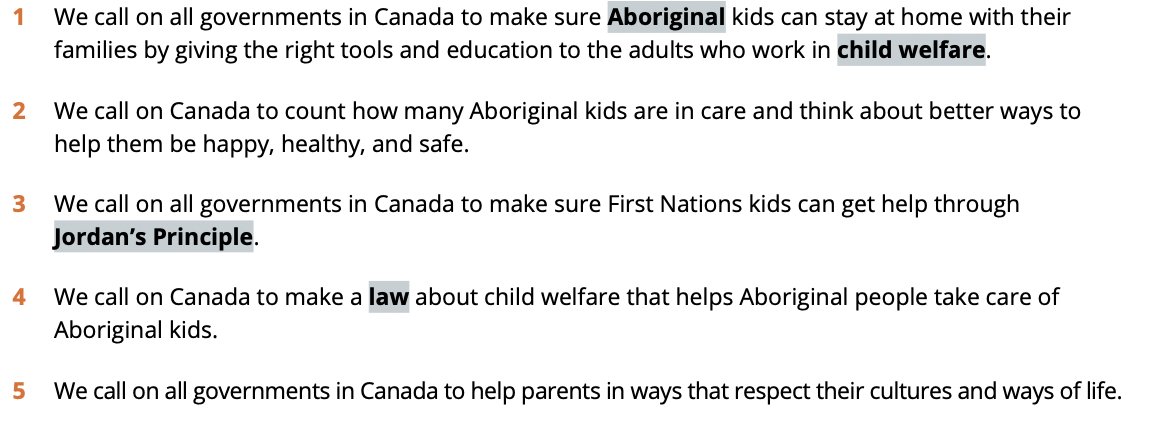 Did you know that #JordansPrinciple is one of the top TRC Calls to Action?  Get your free child friendly French or English version of the Truth and Reconciliation Commmission's Calls to Action here: fncaringsociety.com/sites/default/…
