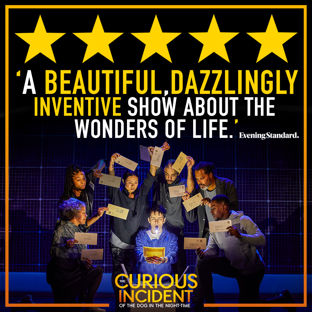 Tonight we arrive @theorchardtheatre on our penultimate tour stop.

There are now only 16 chances to see #CuriousIncident on its 10th Anniversary tour.

Book now 👉curiousonstage.com