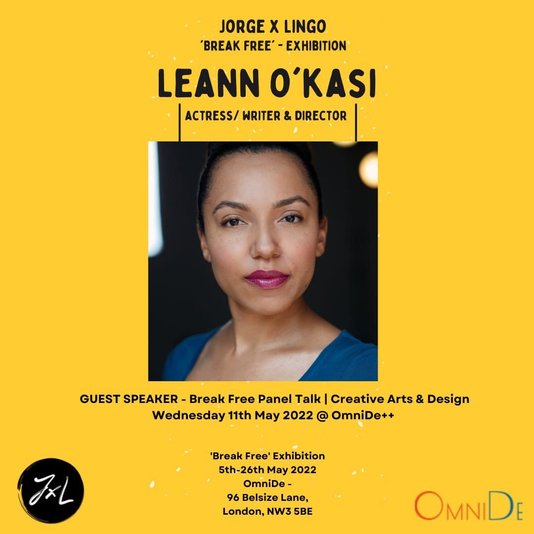 Leann O'Kasi (@leannokasi) on Twitter photo 💥⚡️Looking forward to being on the ‘Break Free’ Panel talk 2moro 11th May at OmniDe Belsize Park as part of <a href="/JorgeandLingo/">Jorge and Lingo</a> #art exhibition! If you’re interested/curious about #CreativeArts #Design #NFTs #Metaverse come along … it’s FREE! 🤩🎟 eventbrite.co.uk/e/an-evening-w… 💥⚡️Looking forward to being on the ‘Break Free’ Panel talk 2moro 11th May at OmniDe Belsize Park as part of <a href="/JorgeandLingo/">Jorge and Lingo</a> #art exhibition! If you’re interested/curious about #CreativeArts #Design #NFTs #Metaverse come along … it’s FREE! 🤩🎟 eventbrite.co.uk/e/an-evening-w…