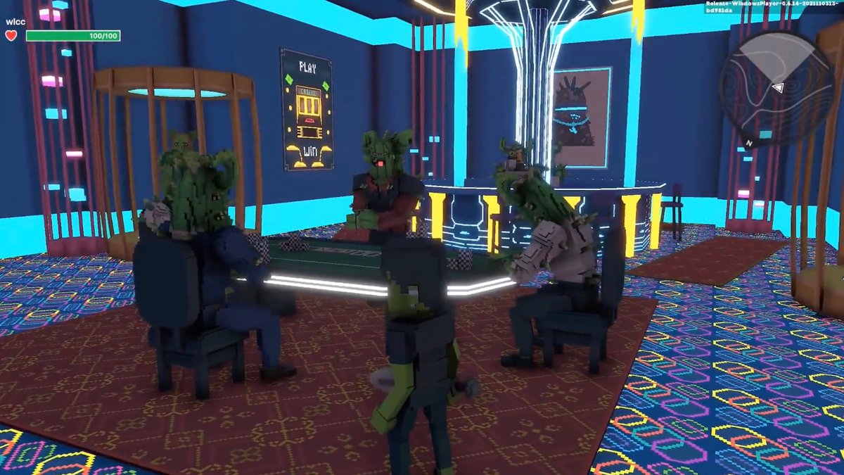 WLCCNFT's tweet photo. Thank you to the team of @ARQONIXstudio who created our amazing Casino. We worked with them to create a unique @TheSandboxGame experience for all our Holders with some great details.🌵

We can’t wait to start hosting the first events in there and vibe with the Community!💚 https://t.co/lRpLEl1Ugo