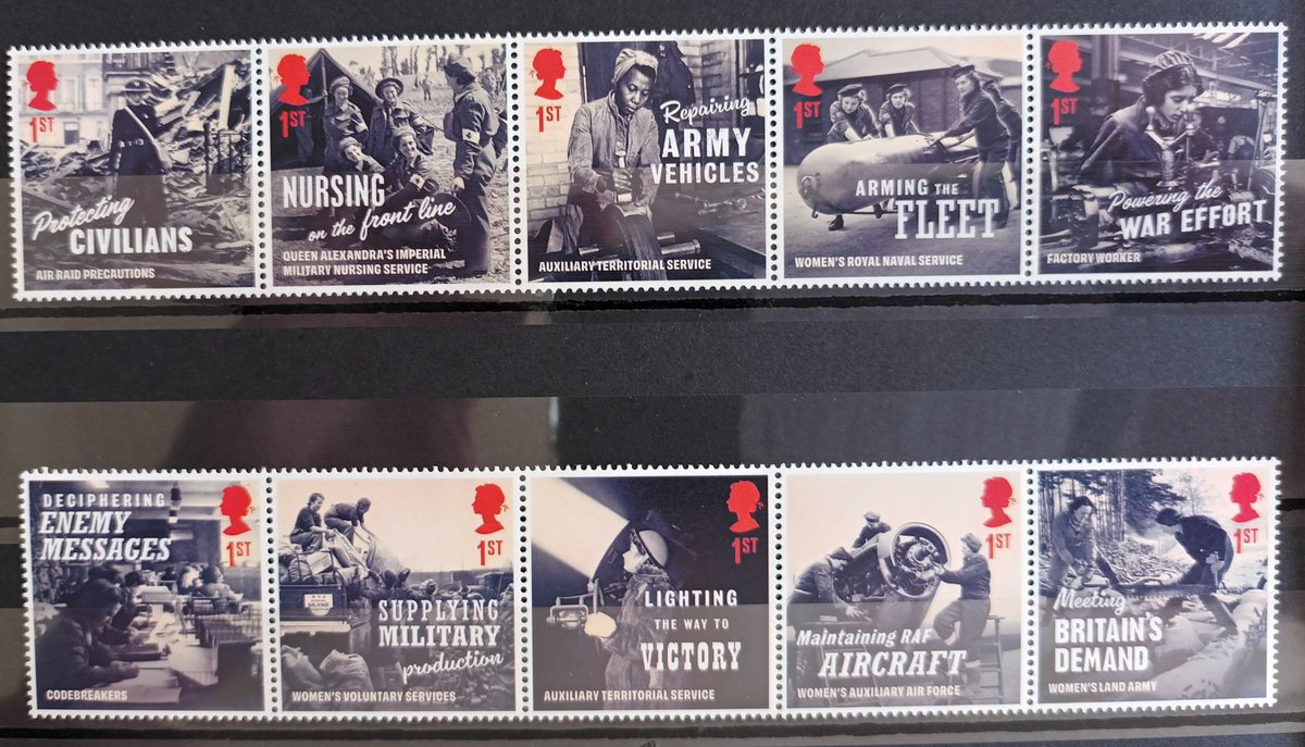 Unsung Heroes: Women if WWII. 

I think these are a great set of stamps.