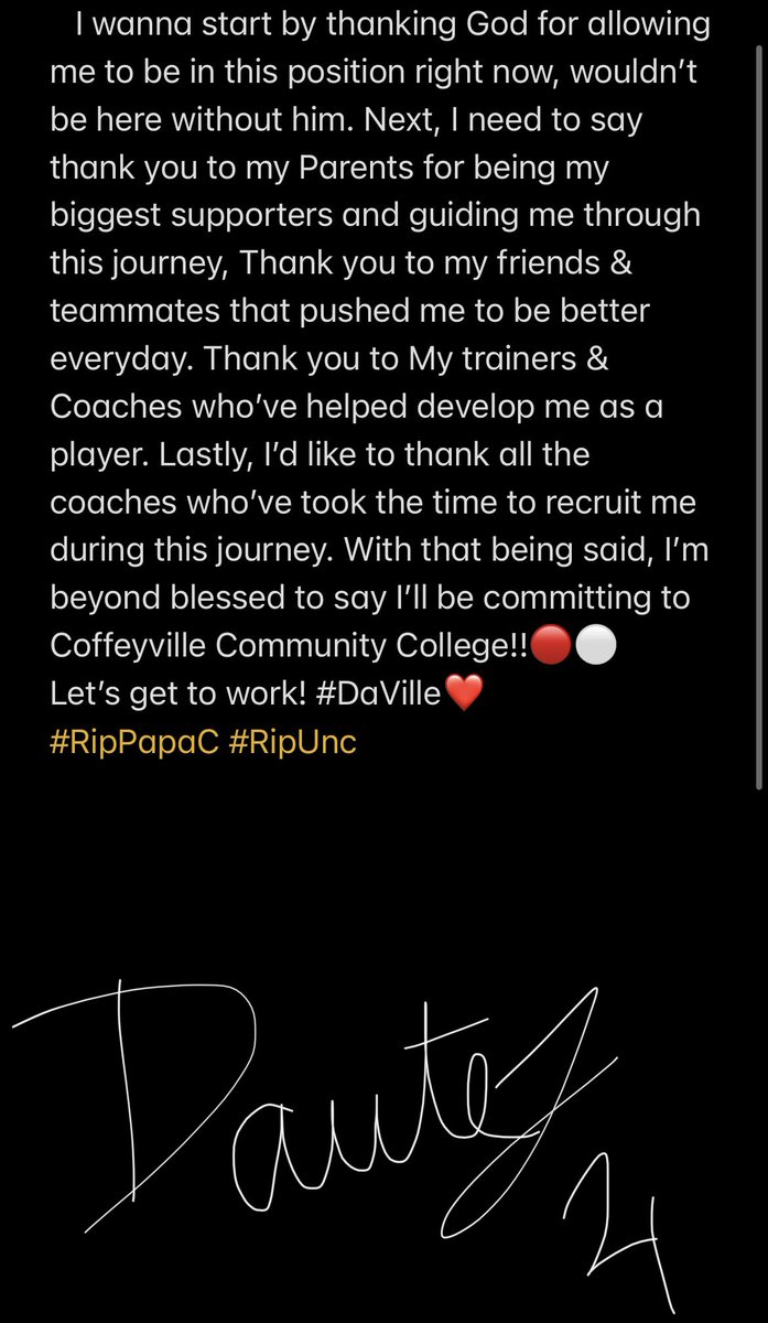 COMMITTED❤️🤍 <a href="/CoachHerk/">Jay Herkelman</a> <a href="/CoffeyvilleMBB/">Coffeyville Men’s Basketball</a>