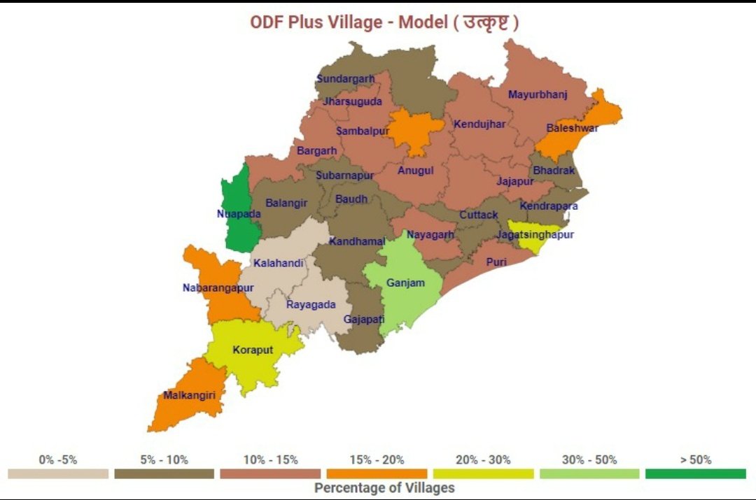 sbmodisha's tweet photo. Odisha positioned 5th among the states in achieving the ODF Plus status under SBM (G) Phase-II programme.
#ODFPlus #Sanitation 
@swachhbharat @PRDeptOdisha @PwC_IN @UNICEFIndia https://t.co/ACYfjvt33u