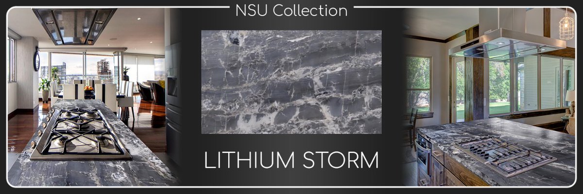 nsu_usa's tweet photo. Lithium Storm is perfect for exotic and unique kitchens! Come see the new material!

The irresistible force of nature. 💪
Visit our website:
https://t.co/7LavGuO8ED

#lithiumstorm #quartzite #kitchendesign #NSU #naturalstone #quartz #unique #InteriorDesign #kitchencountertop https://t.co/cJKZwkjrig
