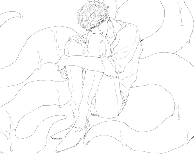 澤黒の描き方が安定しない