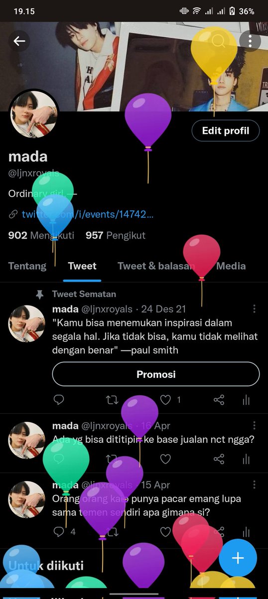 Mada jualan balon era