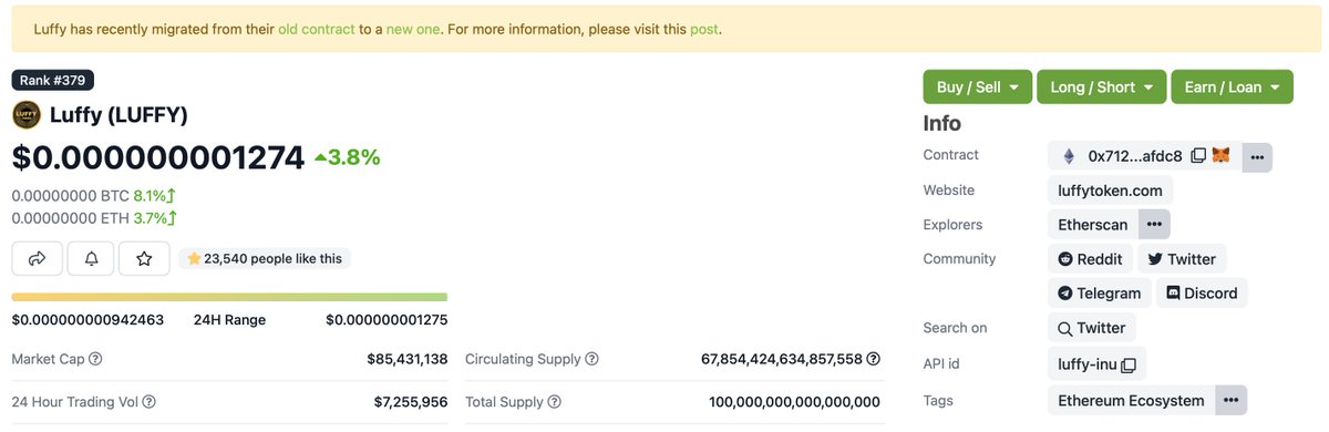 peter1xx4's tweet photo. Hold $LUFFY is safer than Top Coins?  

❌BTC, ETH, Top Coins

✅$LUFFY https://t.co/GudLiuRB8t