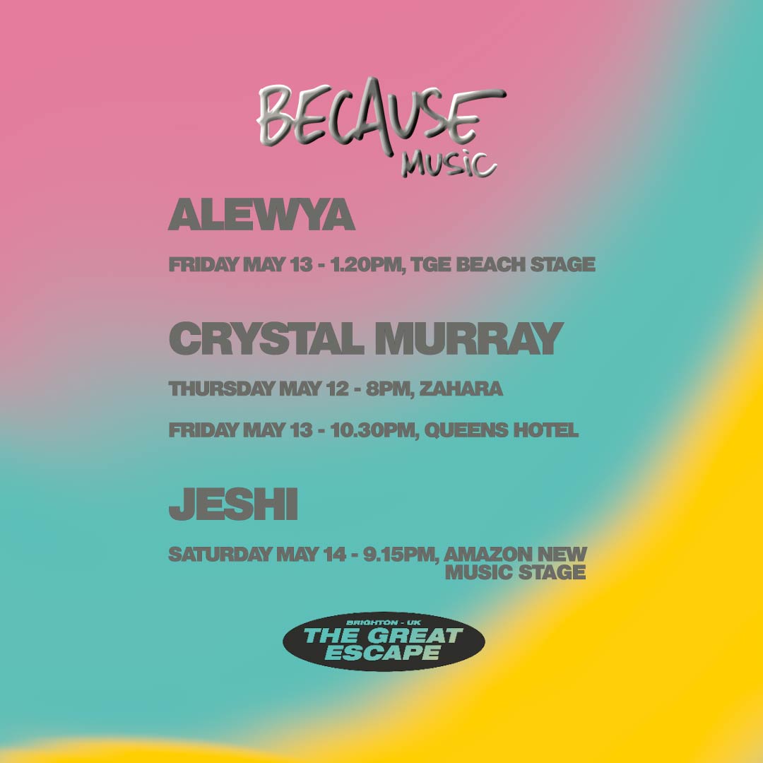 BecauseUK's tweet photo. Because at @thegreatescape this week! Sets from @jeshi100 #Alewya and #CrystalMurray #TGE22. https://t.co/o9nrphE11Y