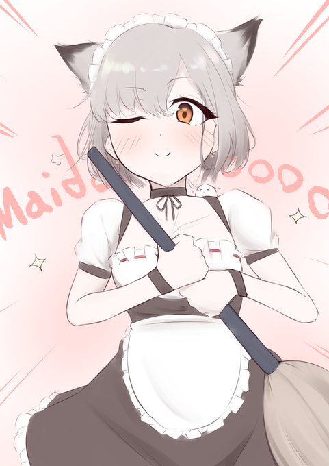 #メイドの日 
めいど涼月ちゃ...!!🧹💕 