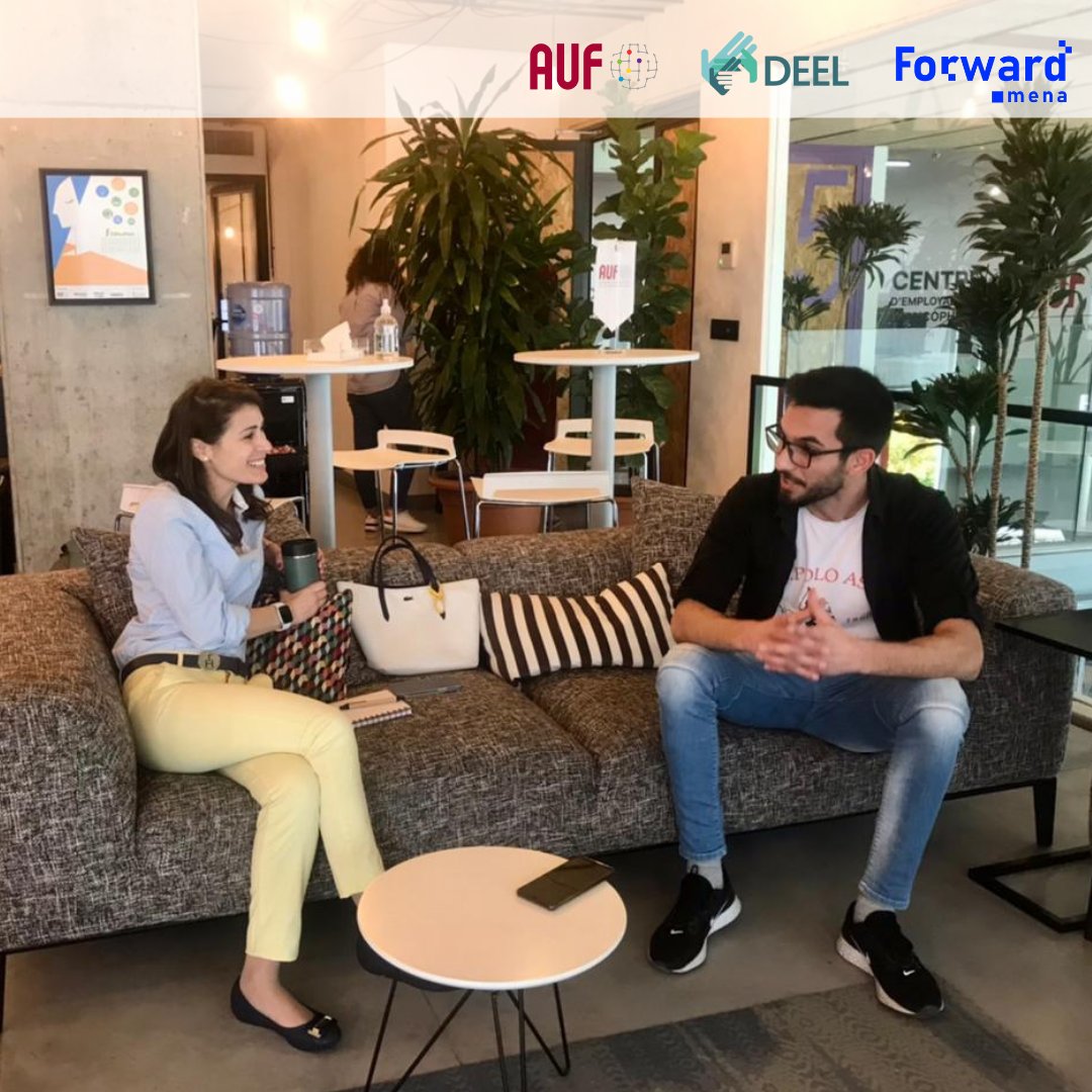 AUF_MoyenO's tweet photo. Le programme #BADEEL du #CEF de Beyrouth a poursuivi ses activités au cours des semaines précédentes  avec 3 ateliers de formation : La validation client, l’analyse du marché et des concurrents et le leadership et la gestion des équipes.  
 #AUF @BeirutDigitalD https://t.co/G5O8SiRoM5