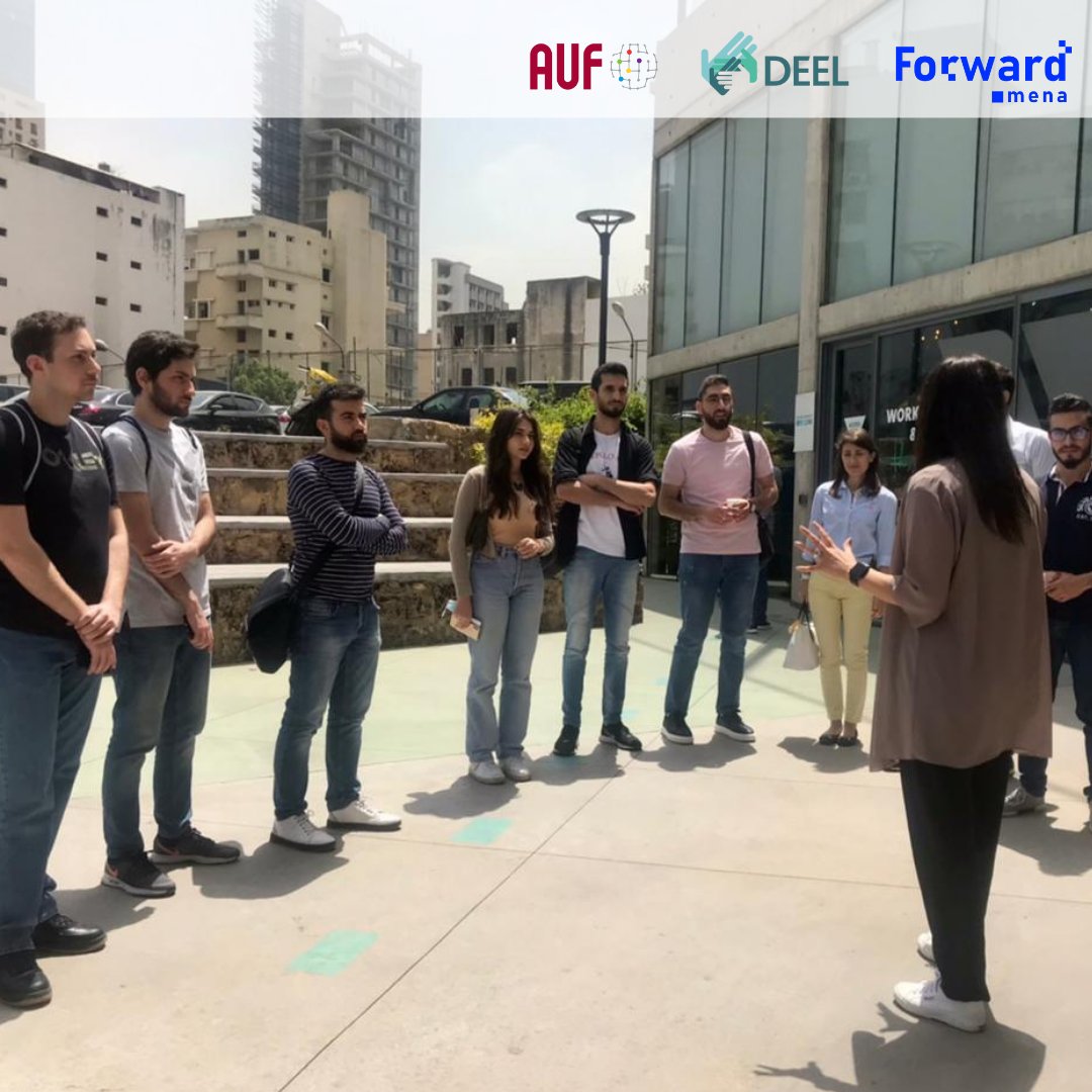 AUF_MoyenO's tweet photo. Le programme #BADEEL du #CEF de Beyrouth a poursuivi ses activités au cours des semaines précédentes  avec 3 ateliers de formation : La validation client, l’analyse du marché et des concurrents et le leadership et la gestion des équipes.  
 #AUF @BeirutDigitalD https://t.co/G5O8SiRoM5