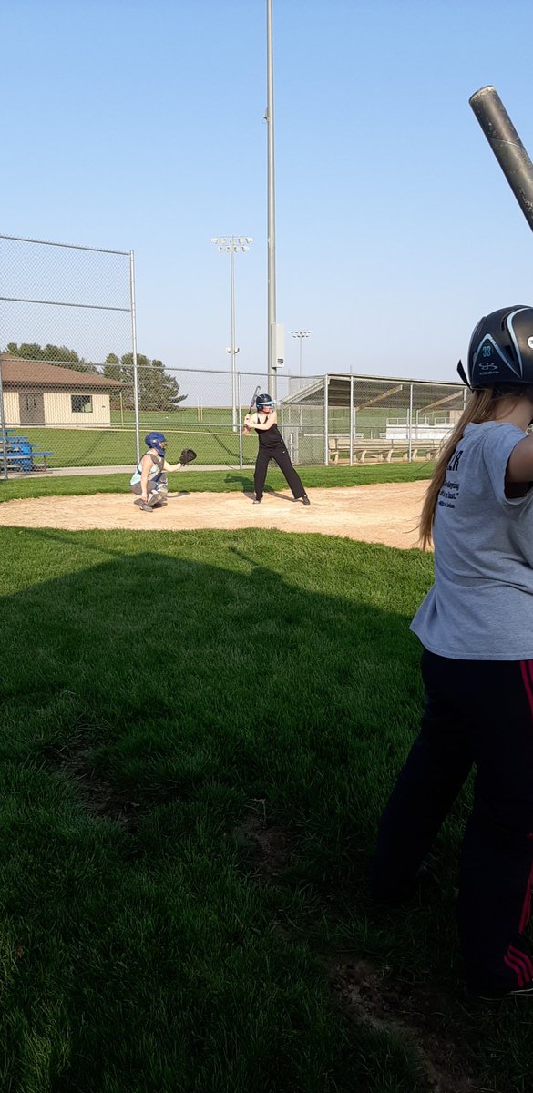 Had a great practice last night. Got to see some live hitting and pitching and grew together as a team!

Also, congratulations to Reagan Wymer, Kennadi Butikofer, and Asiah Turner for receiving varsity jerseys last night!