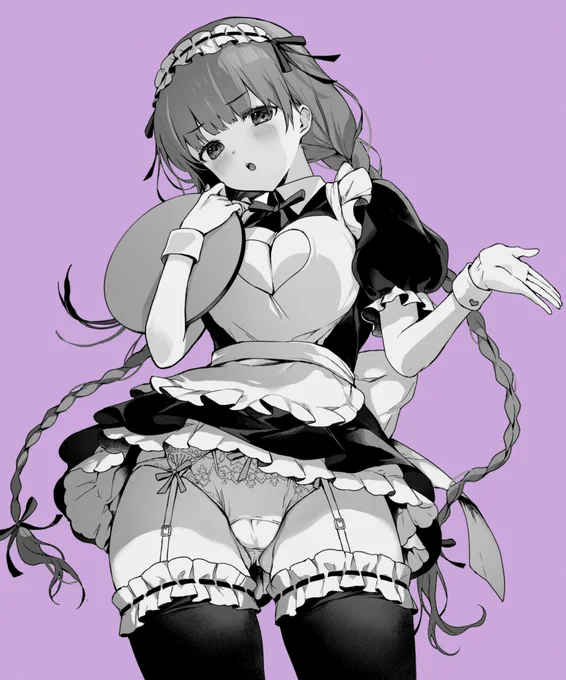 #メイドの日
おさげメイドBBちゃん 