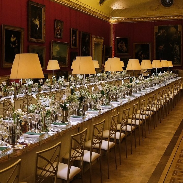 Stunning Event at Wallace Collection recently - created by #Moriarty #Moriartyevents #wallacecollection #eventinspiration #cordlesslamps