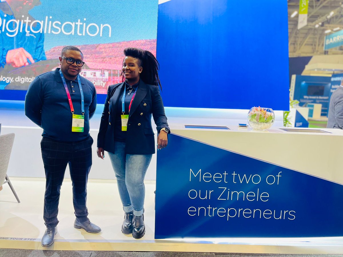 AngloAmericanZA's tweet photo. Zimele is our development programme that supports #SMMEs in growing their business.
BLU Water Technologies, a Zimele beneficiary, is a 100% black female-owned water treatment company offering cost, energy & water-saving solutions.
Visit our stand at #MI22 to learn more. https://t.co/2H83WhbUxp