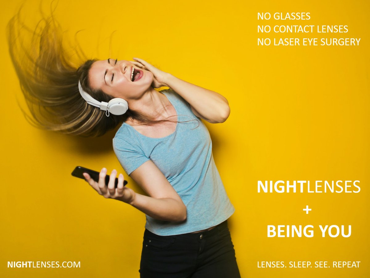nightlenses's tweet photo. LENSES . SLEEP . SEE . REPEAT
Perfect sight without the hassle of glasses or contact lenses, means you can just spend your day ... being you. Night lenses: overnight vision correction. Non-surgical perfect sight. Join the #nightlenses revolution at https://t.co/2W8DvkHRr9. https://t.co/ErGRSPevIk