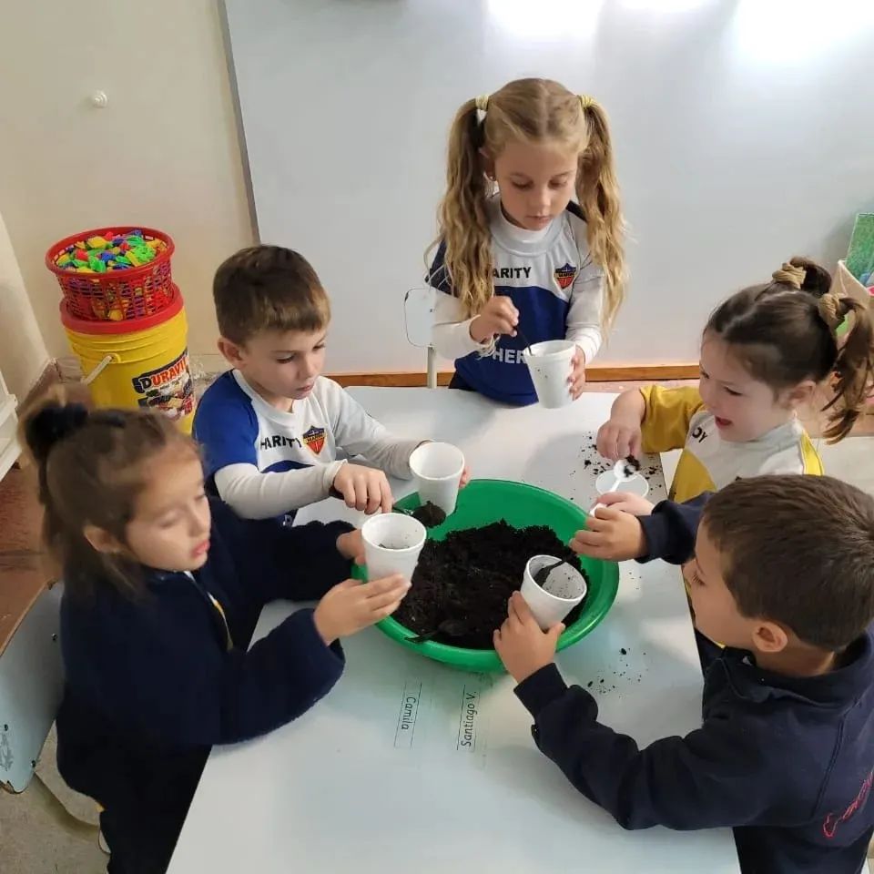 grupomarin's tweet photo. PLANTINES PARA LA HUERTA KINDER @colegiocardenalpironio
El profesor Eduardo Baratta estuvo en Kinder 4 y 5 para explicar cómo sembrar y cuidar los plantines que luego pasarán a tierra en nuestra huerta. #huerta #pironio
#nordelta  #grupoeducativomarin https://t.co/wV92yzpW5W