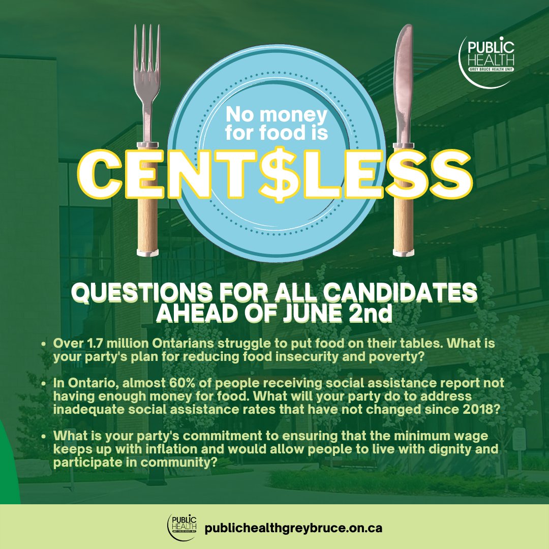 GBPublicHealth's tweet image. Food insecurity is a serious public health problem in Ontario, and across Canada. Relaunching this week, Cent$less aims to increase awareness of the problem of food insecurity and effective solutions. 

#foodinsecurity #centsless