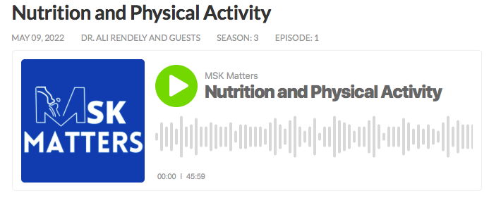 MSK Matters tweet media