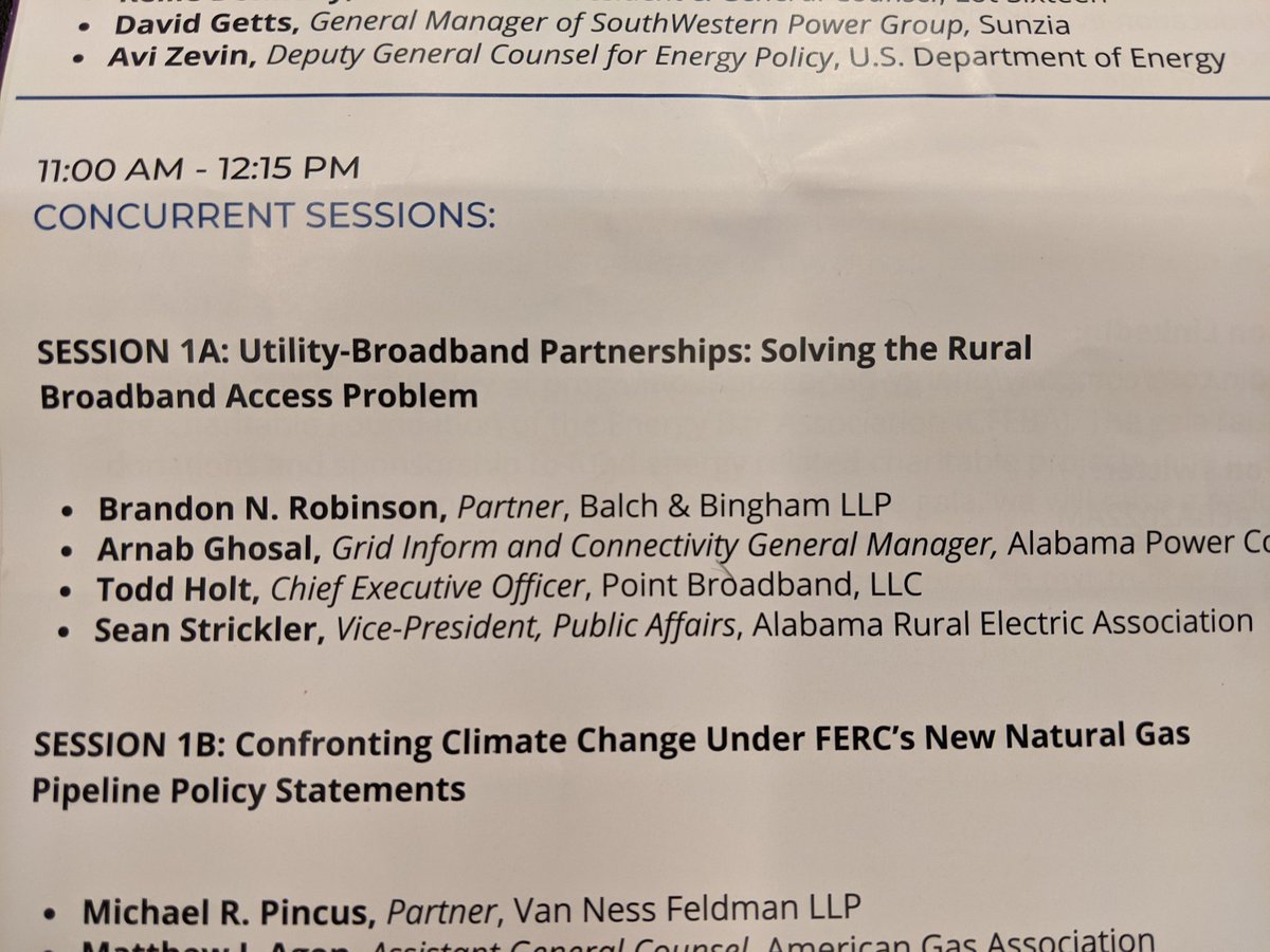 PaulBreakman's tweet photo. Great to be back in person for #EBA2022AM. The rural Broadband Partnerships session, with Sean Strickler from Alabama Rural Electric Association representing my 17 @NRECANews members in Alabama, just kicked off! https://t.co/jL6SWPDTtT