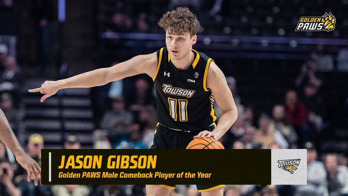 The Male Comeback Award goes to Jason Gibson of men's basketball!
#UnitedWeRoar