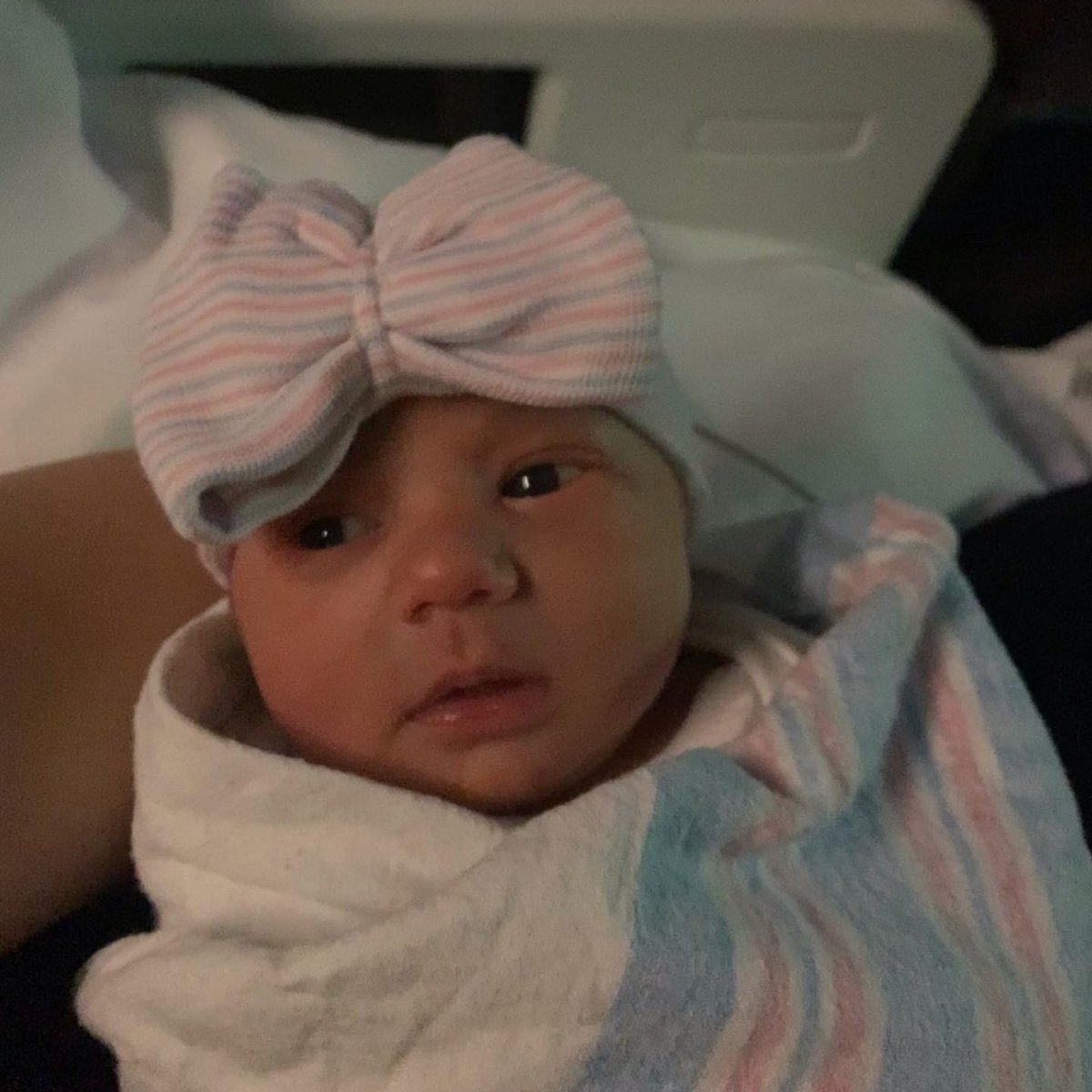 OUAnesResidency's tweet photo. Ms. Madden Blake Davis was born May 4, 2022. Granddaughter of our Residency Coordinator Keri Davis.  Big brother Warren is smitten with her 😍
#babygirl #babysister #family #Grandkids #Oklahoma #OklahomaCity #babies #medicine #firstgirl https://t.co/X6BTsh2GH5