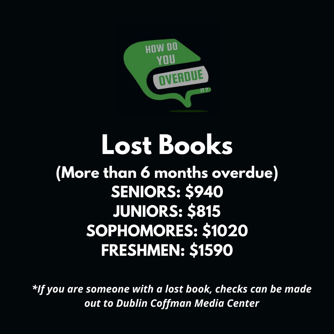 DCHSlibDCSD's tweet photo. Don't Overdue It!  DCHS Library is now accepting lost and overdue books. https://t.co/oKzITaYj6o