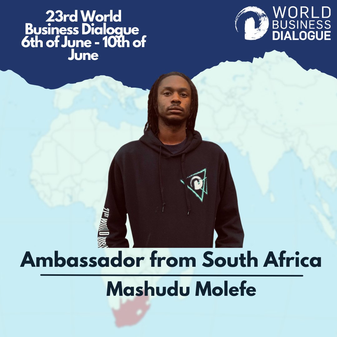 Have you already sent your application to join the dialogue? 
Don't forget that the Dialogue week is getting closer and closer!
‼️This time we present one of our ambassadors: Mashudu Molefe, from South Africa .👏

-Haven't you signed up yet?
Link in our bio.
#conference #2022