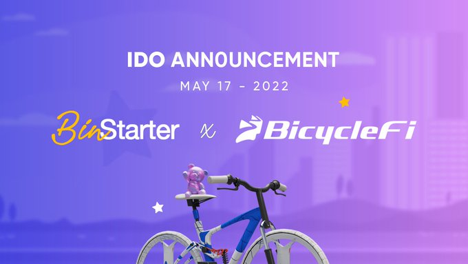 cryptoclubcalls's tweet photo. Most Hyped M2E Project of year 2022

BCF is a Web3 lifestyle app with Social-Fi &amp; Game-Fi elements

 Roadshow is ongoing 🔥

#IDO May 17 on @BinStarterio
 
#bicyclefi #BCF #Movetoearn #bicyclefi #BCF #Movetoearn #CycleToEarn  #NFT #Whitelist https://t.co/cVsXJ9AnEs