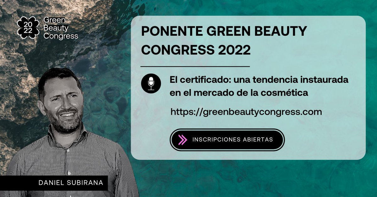 caaecert's tweet photo. 💆💆‍♂️ El product manager de Cosmética de CAAE, Daniel Subirana, ofrecerá una ponencia el próximo 8 de junio, a las 11:20 horas, en el Green Beauty Congress.

Reserva tu plaza ➡️ https://t.co/N7FgU5nkkz 

@bclusterbcn @menta_activa #cosméticaecológica #cosméticacertificada https://t.co/fY33QIyDHe