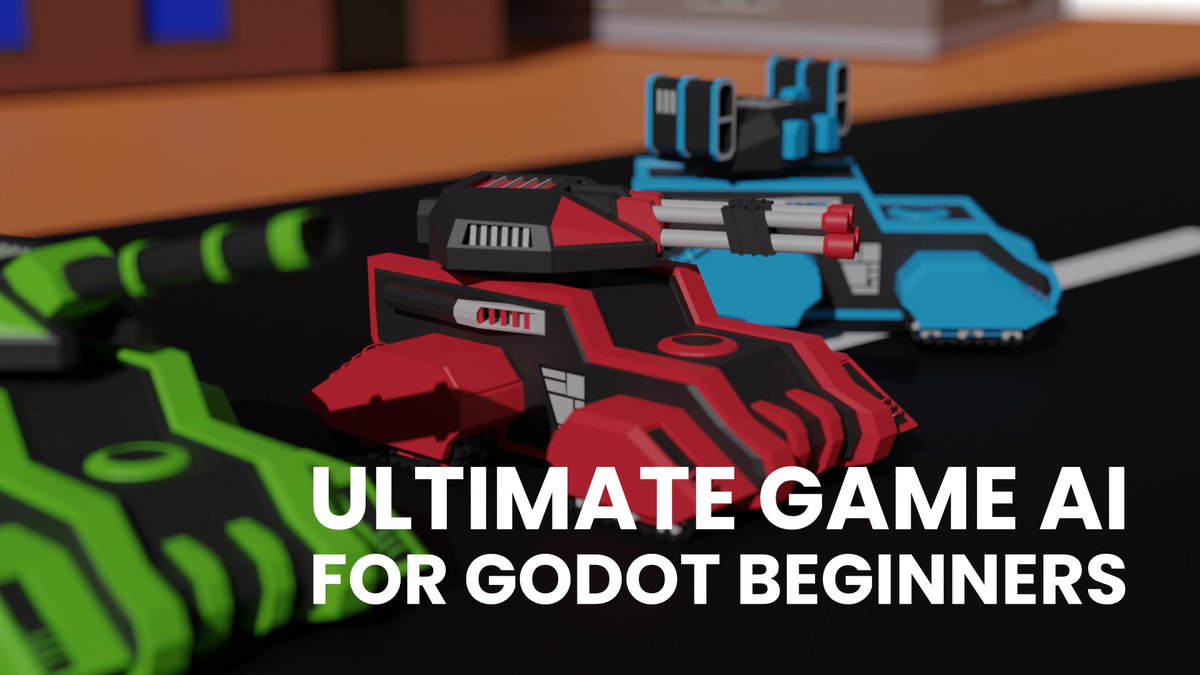 redefinegamedev's tweet image. Today I'm releasing the full @godotengine course:
🤖 Ultimate Game AI for Godot Beginners
👉 rdfn.one/W8fMI5 👈
First week sale: 20% OFF 🤑. Comment here "GIMME" and I will give you the coupon in a DM.
#GodotEngine #Gamedev