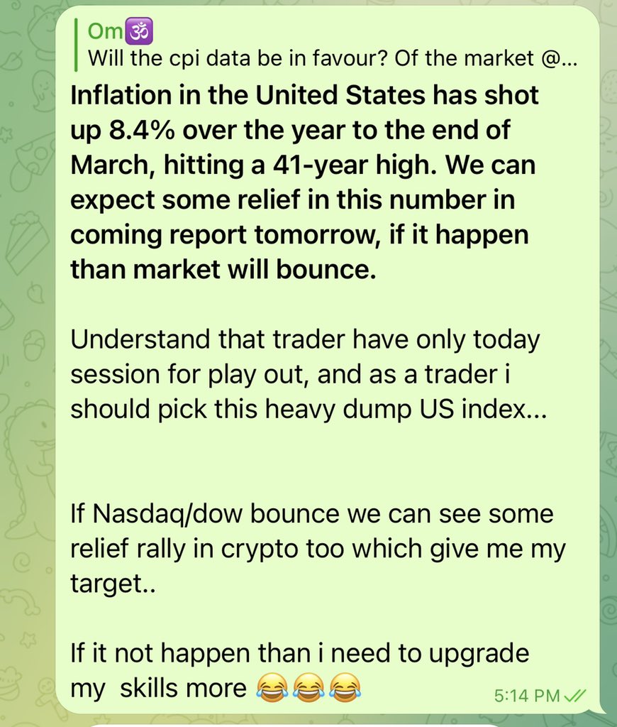 NeelMacro's tweet photo. Don’t miss this..
#bitcoin #crypto #nasdaq #dow #CPI #alts #INTRADAY #trading -#Cryptocrash https://t.co/KmA9lTLZRE